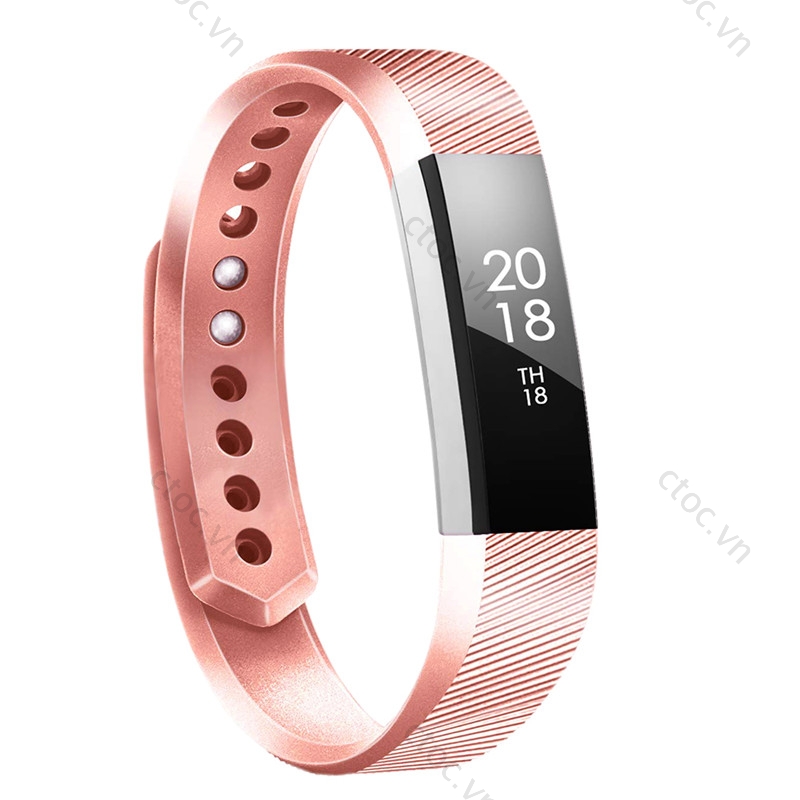 Fitbit Alta Hr / Fitbit Alta  Dây Đeo Thay Thế Chất Liệu Silicon Thiết Kế Nhiều Lỗ Cho Fitbit Alta Hr