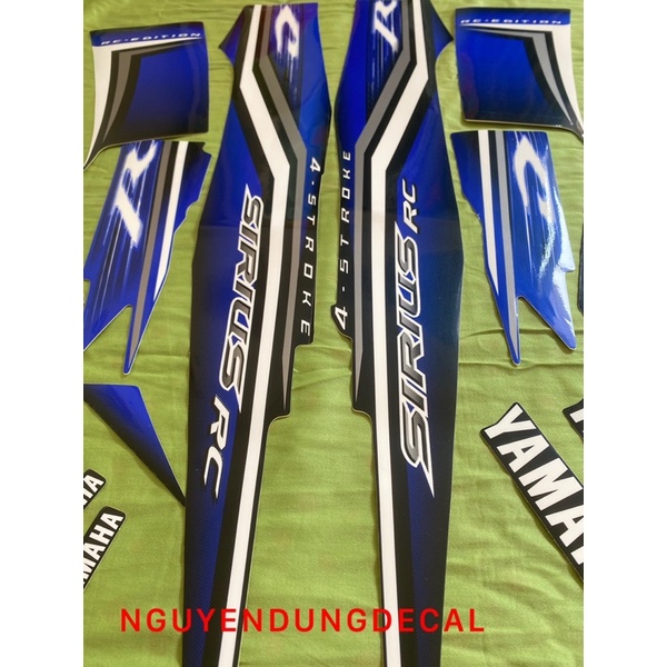 Tem Sirius RC  màu xanh đen_NguyenDungDecal