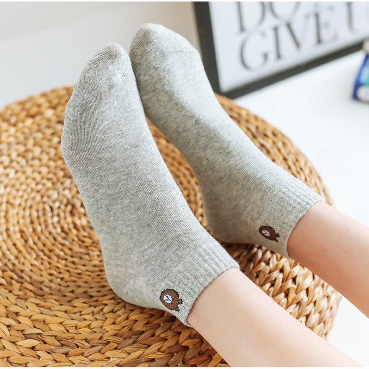 Combo 10 Đôi Vớ Hình Gấu (giao 10 màu ngẫu nhiên)