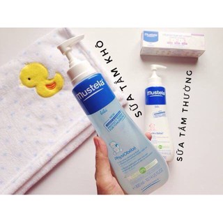 Sữa Tắm Gội Mustela : Dòng hằng ngày - Dòng Tắm Khô
