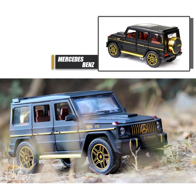 MÔ HÌNH XE Ô TÔ Mercedes Benz AMG G63 tuyệt đẹp | tỷ lệ 1:24 màu Đen