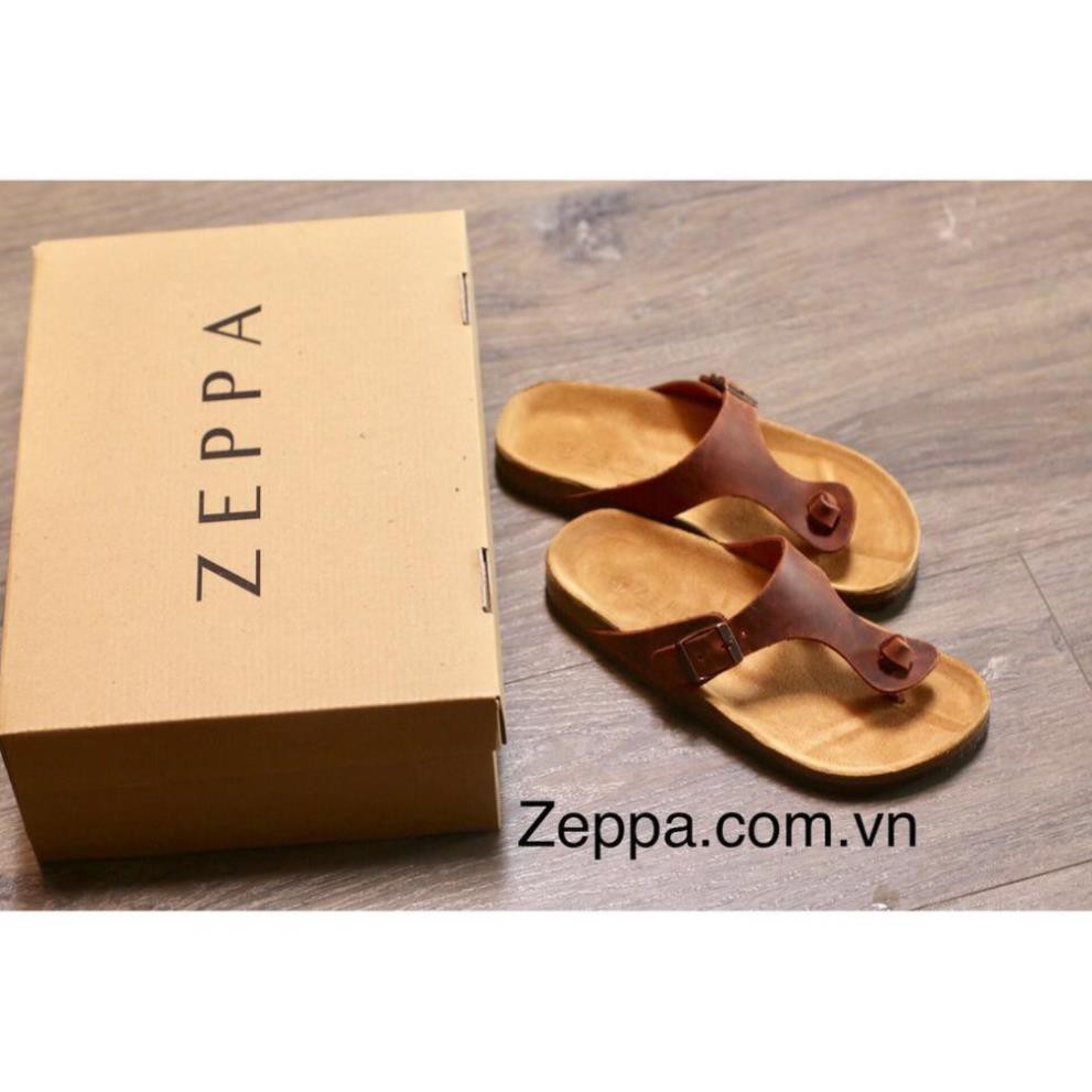 [Sale 3/3] ZEPPA - Gian Hàng Chính Hãng - Dép đế trấu nam & nữ - Màu nâu đỏ (Size: 35-46) JF Sale 11 ' > $