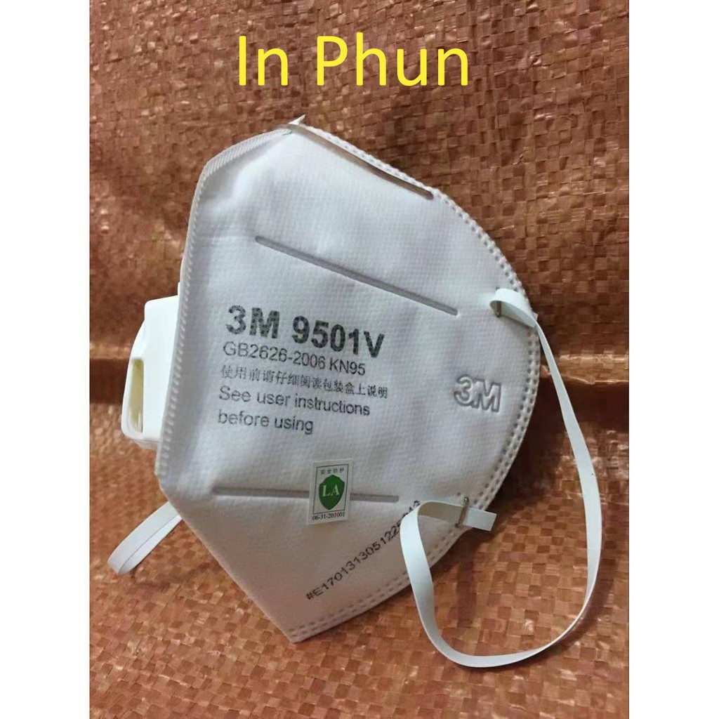 Khẩu trang 3M 9501v KN95 lọc hơn 95% bụi có đệm mũi, van thở giá bán lẻ rẻ như bán buôn | BigBuy360 - bigbuy360.vn
