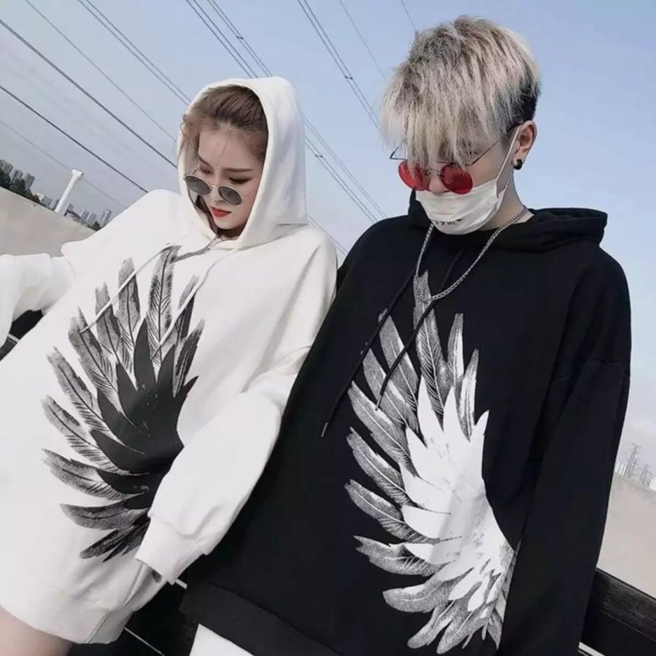 ÁO HOODIE CẶP ĐÔI NAM NỮ TÔN VINH TÌNH YÊU ĐÔI LỨA CỰC CHẤT