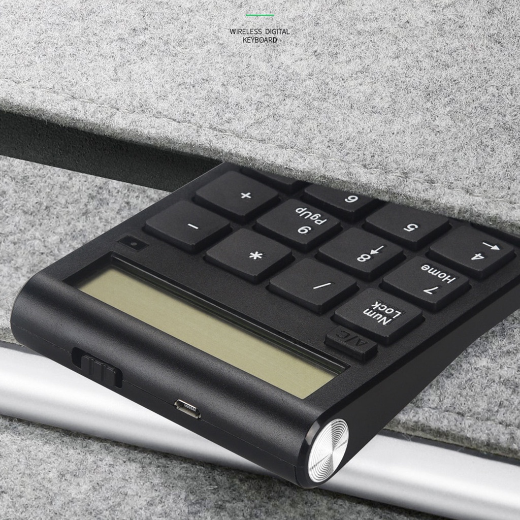 Bàn phím số không dây 2.4G tiện lợi cho máy tính Notebook
