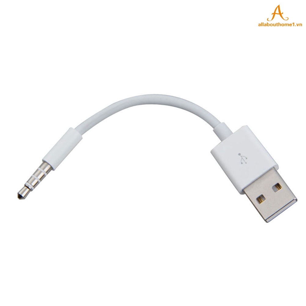USB Charger Data Cord 3.5mm Sync Audio Cable for iPod Shuffle 3rd 4th Gen