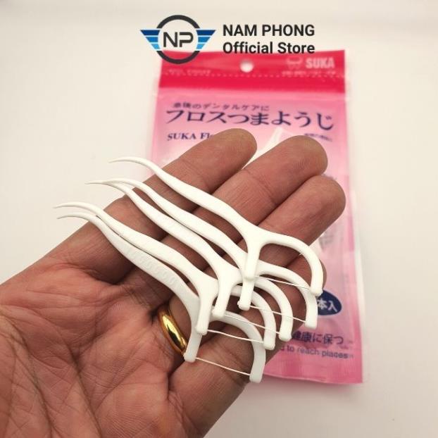 Tăm chỉ nha khoa, sợi nhỏ, siêu dai, chăm sóc vệ sinh răng miệng an toàn