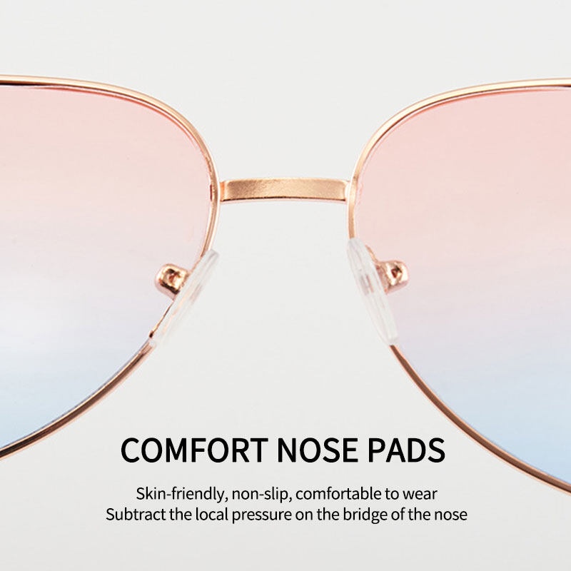 Kính Mát Gọng Kim Loại Hình Trái Tim Thời Trang