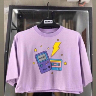 Áo croptop game boy l&d