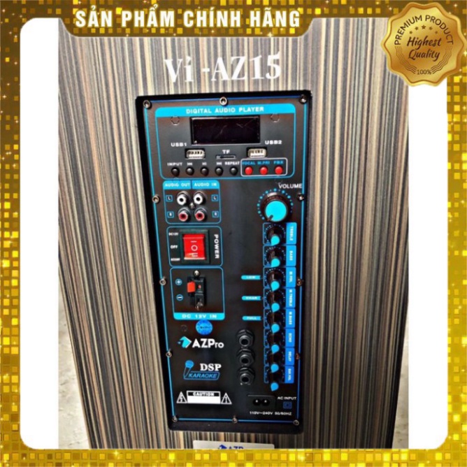 Loa kéo AZ-15 bass 40 2 đường tiếng 2 mic