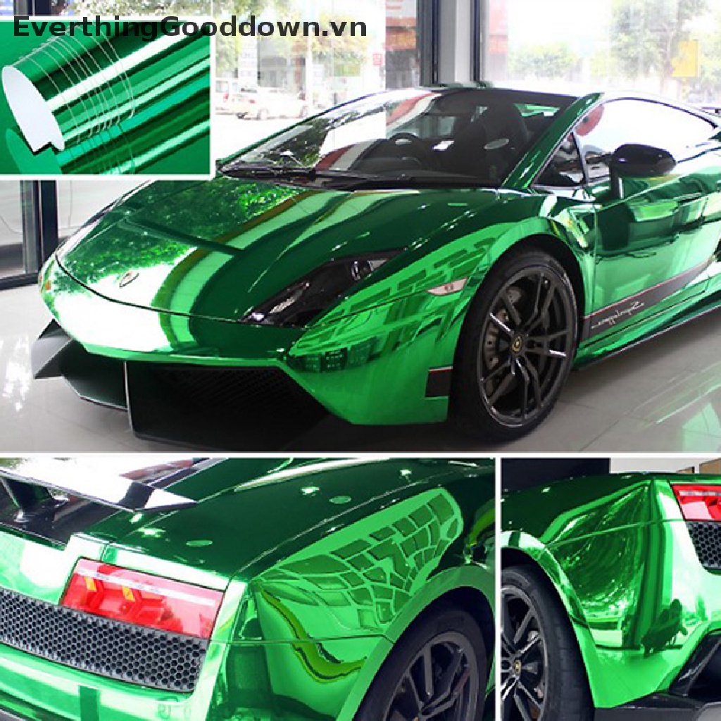 Đề Can Vinyl Mạ Chrome Dán Trang Trí Gương Chiếu Hậu Xe Hơi