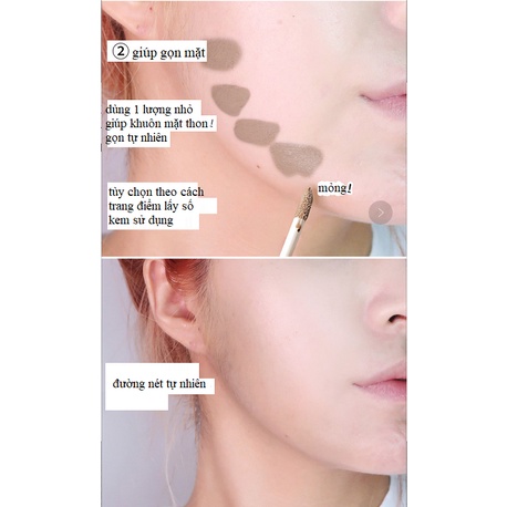 Bút Che Khuyết Điểm Bắt Sáng 3D MENGSIQI