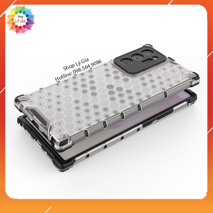 Ốp lưng chống sốc tổ ong cho Note 20 Ultra/Note 10 Plus/S22 /S21/S20/S10