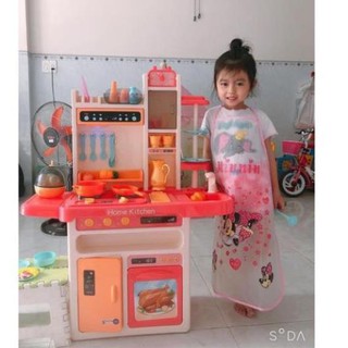 HT4A6 Đồ chơi nấu ăn nhà bếp cao cấp cho bé nhiều chức năng BBT Global