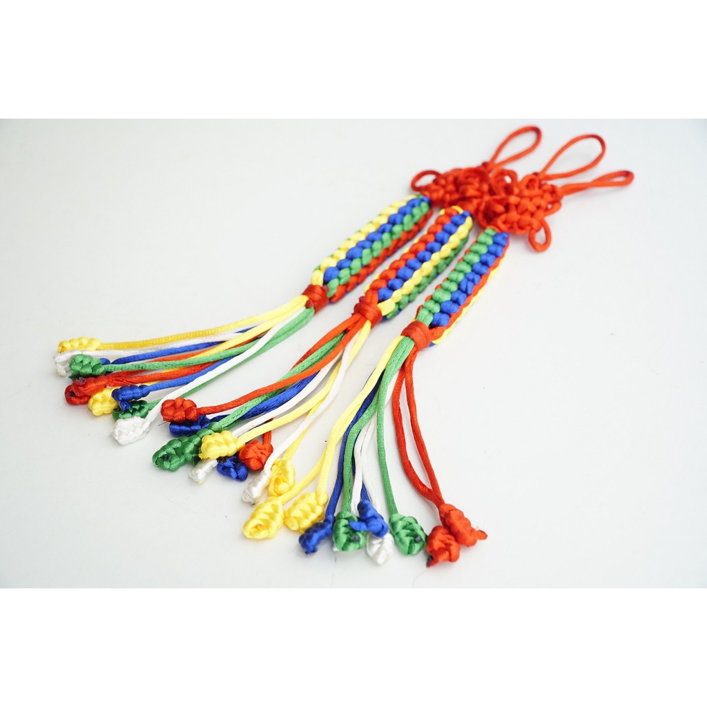 Dây ngũ sắc Phật Giáo Tây Tạng, chỉ ngũ sắc Phong Thủy | BigBuy360 - bigbuy360.vn
