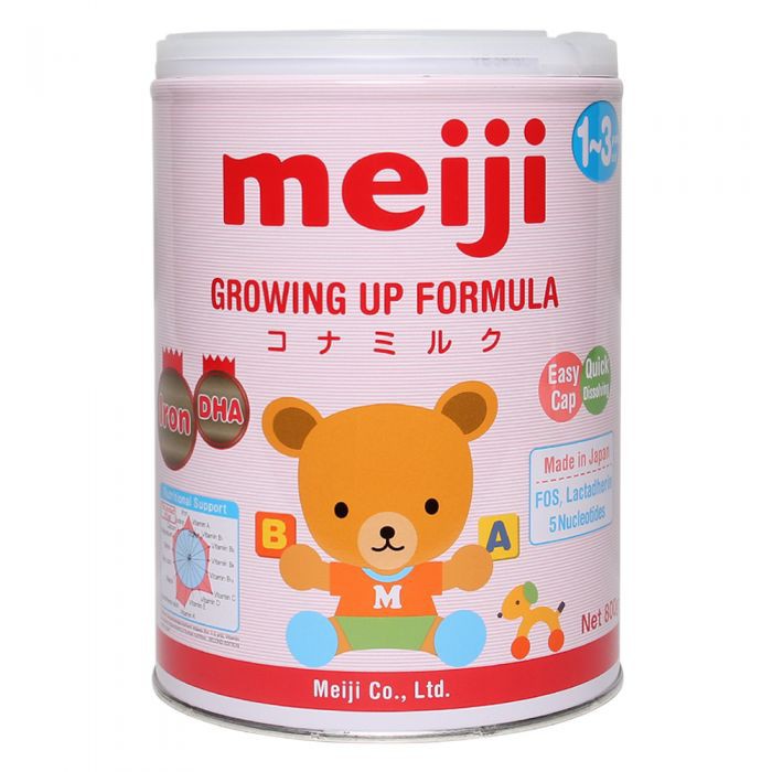 Meiji CTY - Sữa bột 1-3 tuổi Growing up Formula 800g