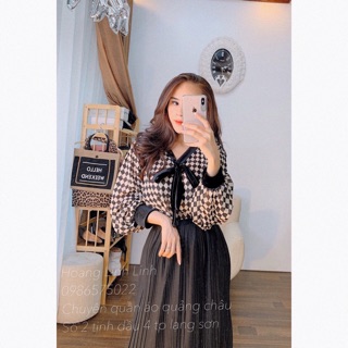 Sơ mi lụa cổ nơ