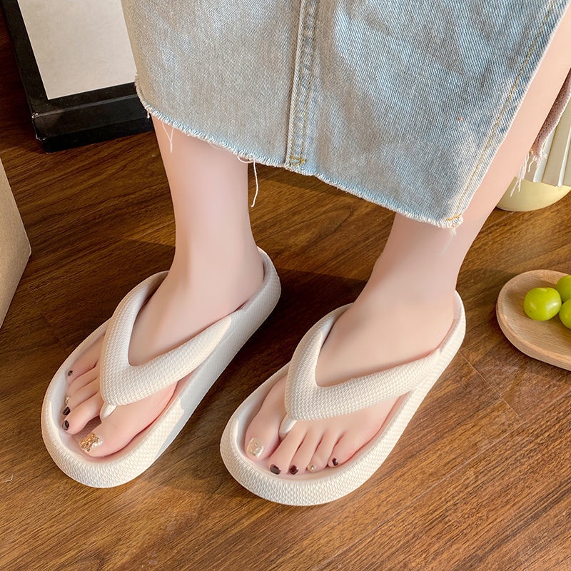Dép Xỏ Ngón Đế Dày Mềm Mại Bằng EVA Size 36-45 Thời Trang Cho Nữ