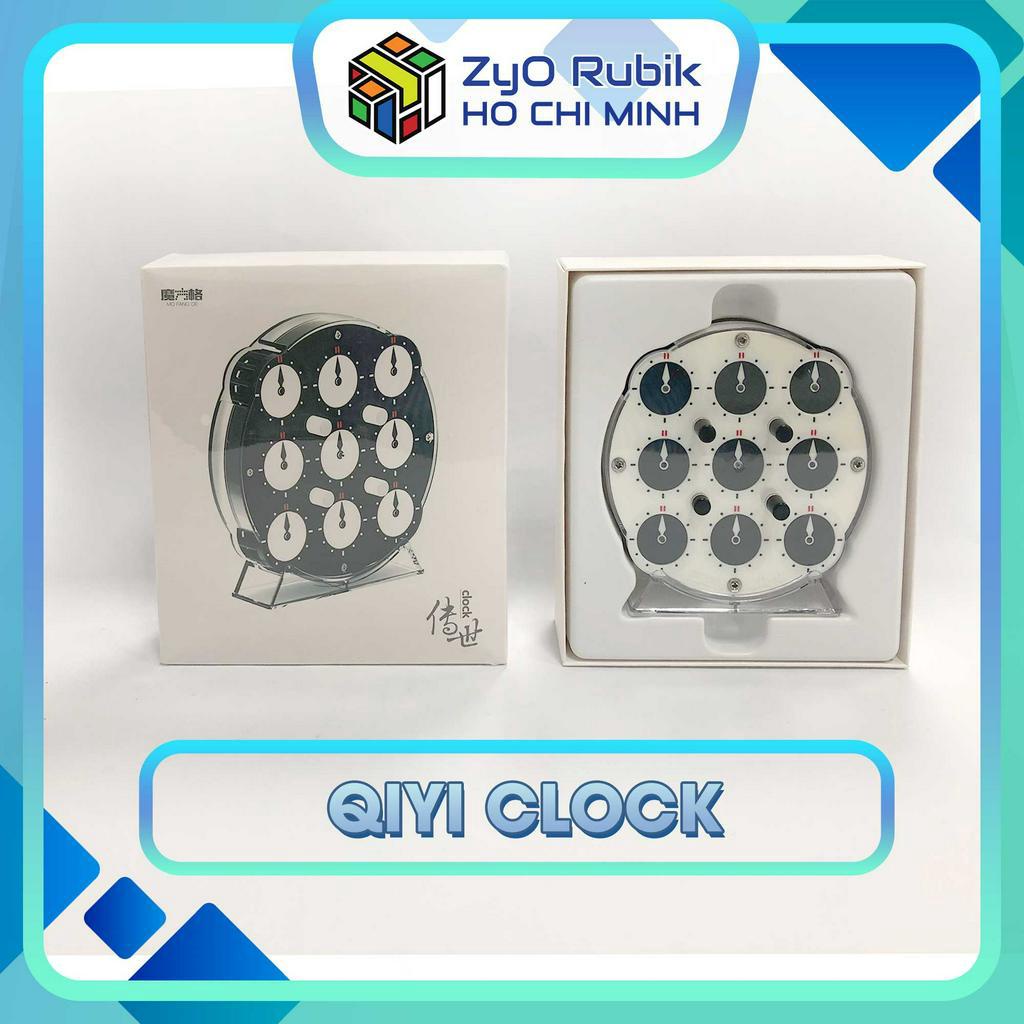 Rubik Qiyi Clock Có Nam Châm - Khối Biến Thể Đồng Hồ Cao Cấp - Đồ Chơi Phát Triển Trí Tuệ - Zyo Rubi