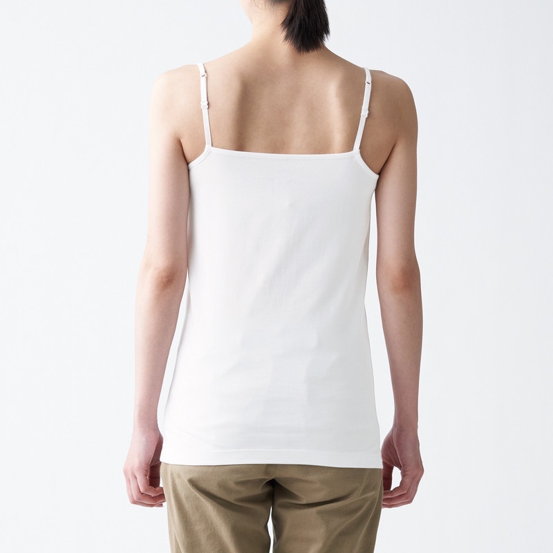 Muji Áo Hai Dây Vải Jersey Co Giãn