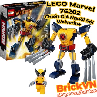 Đồ chơi lắp ráp lego marvel super heroes: x-men 76202 chiến giá người sói wolverine