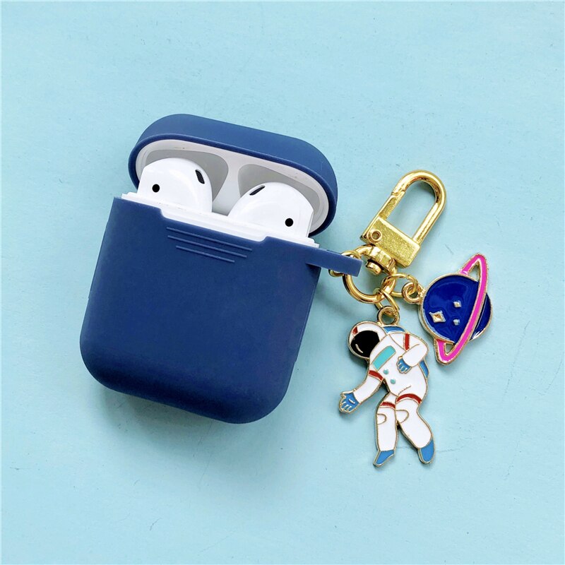 Ốp Bảo Vệ Hộp Đựng Tai Nghe Airpods 1 / 2 / 3 Hình Phi Hành Gia Xinh Xắn