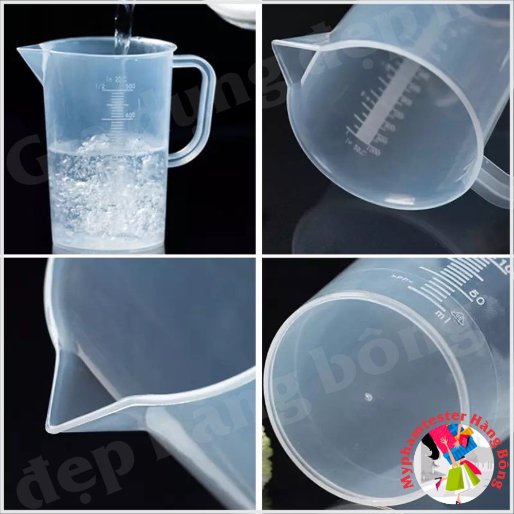 [5⭐] Ca đong nhựa chia vạch các cỡ nhựa dẻo trong suốt