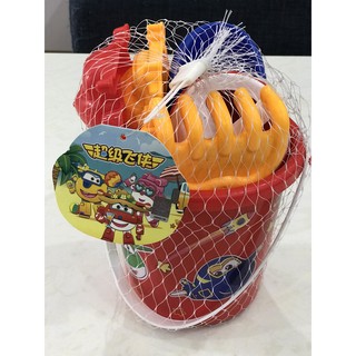 Bộ đồ chơi bãi biển Super Wings