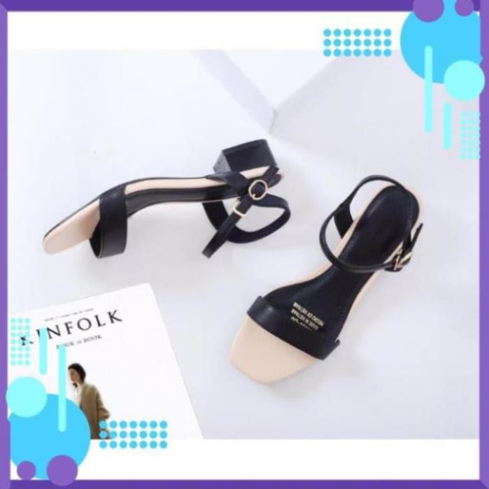 Giày sandal bảng ngan cao 3cm size lớn 40 41 42 43 - hagiang.dbh (duongnoi12)