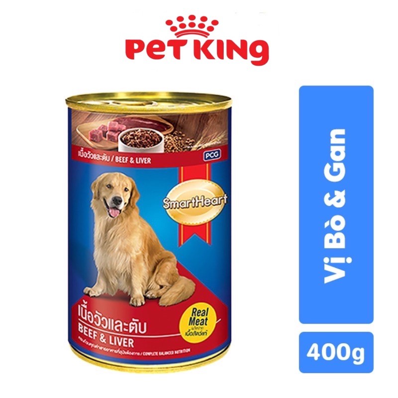 [LON 400Gr]Pate SmartHeart vị Bò và Gà cho Cún Yêu