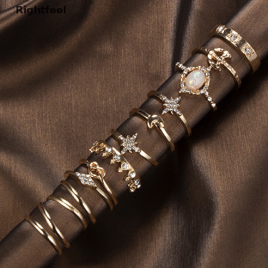 Bộ 13 Nhẫn Đeo Đốt Ngón Tay Thiết Kế Đơn Giản Cho Nữ