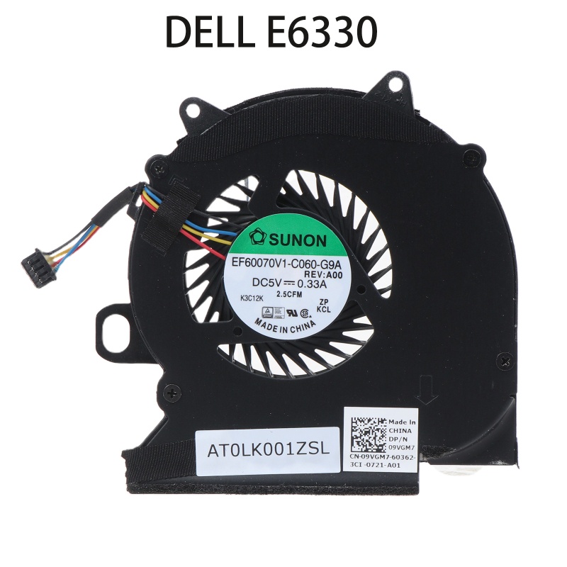 Quạt Tản Nhiệt Không Chổi Than zzz Chuyên Dụng Cho Laptop DellLatitude E6330 DC5V 0 33A