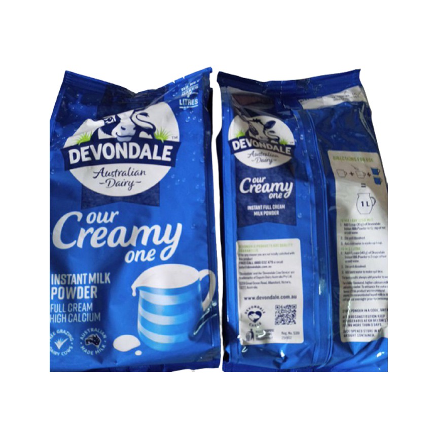 Sữa Tươi Devondale Nguyên Kem Dạng Bột Úc 1KG