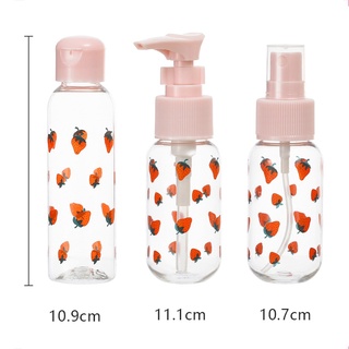 Bộ du lịch Fruit 2.0 (Dâu tây) Miniso