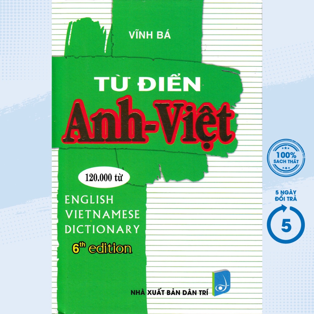 Sách - Từ Điển Anh - Việt 120.000 Từ (Bìa Cứng) - HA
