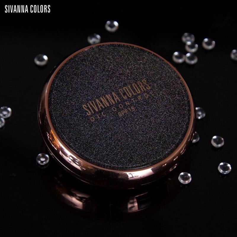 Phấn nén kiềm dầu SIVANNA kim tuyến HF2008 | BigBuy360 - bigbuy360.vn