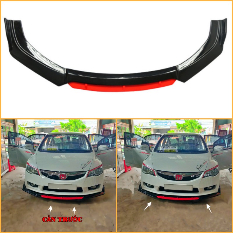 Cản trước lip trước Honda City bộ chia môi Honda City