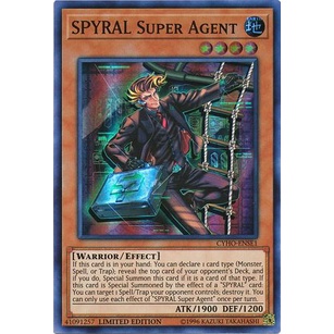 Thẻ bài Yugioh - TCG - SPYRAL Super Agent / CYHO-ENSE1'