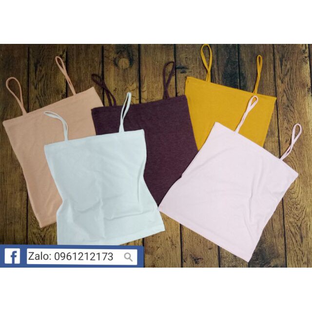 Áo Hai Dây Ngang Hàng Tại Xưởng Thun Cotton 4 chiều | BigBuy360 - bigbuy360.vn