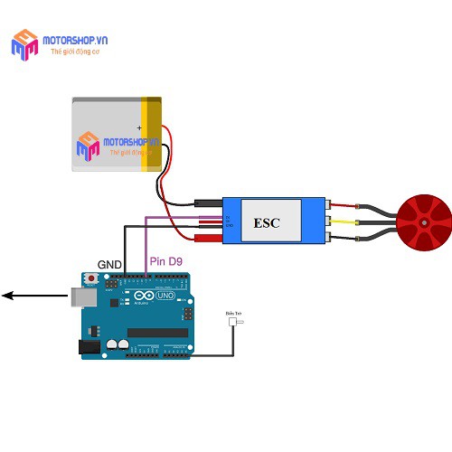Mua MTS Module Mạch Điều Khiển Tốc Độ Động Cơ Brushless 3 Pha ESC 30A ...