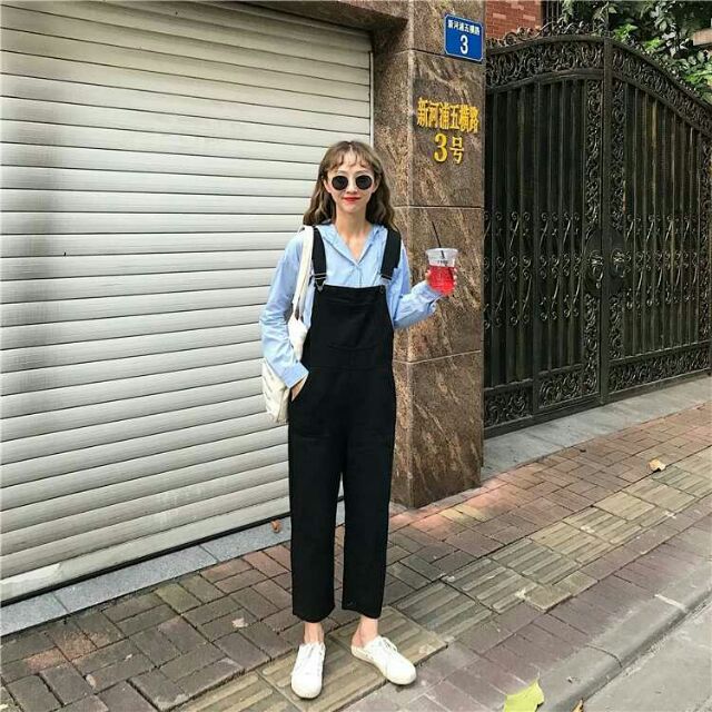 (Ord) Yếm ulzzang thu đông Set yếm thu ulzzang | BigBuy360 - bigbuy360.vn