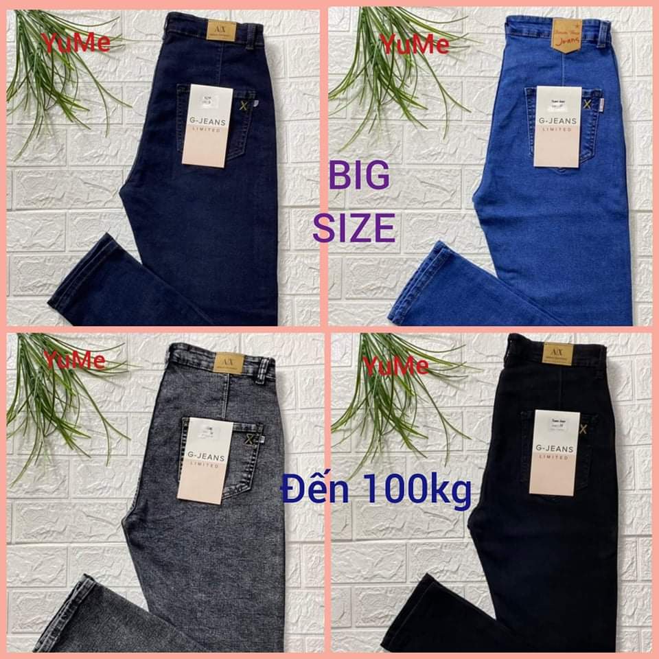 Quần Jeans Nữ BigSize  Giảm giá khi mua 2 sản phẩm.  MS:YuMe-008