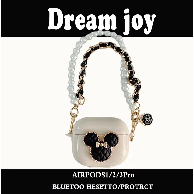 Vỏ Bảo Vệ Hộp Sạc Tai Nghe Airpods 1 2 3 Pro Chống Rơi Hình Hoạt Hình Sáng Tạo Kèm Dây Xích Kim Loại
