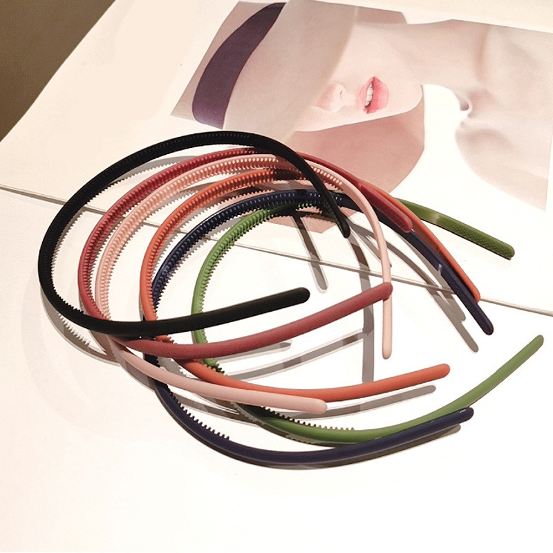 Cài Tóc Nhựa Màu Trơn Xinh Xắn Cho Nữ