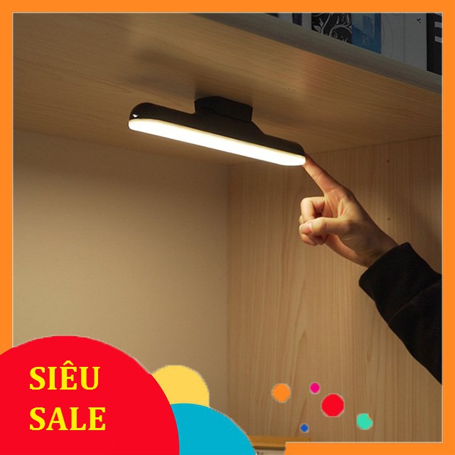 Đèn Led 2in1 treo tường tích điện, bàn học , bàn làm việc sáng đến 8h sạc bằng dây sạc cổng USB