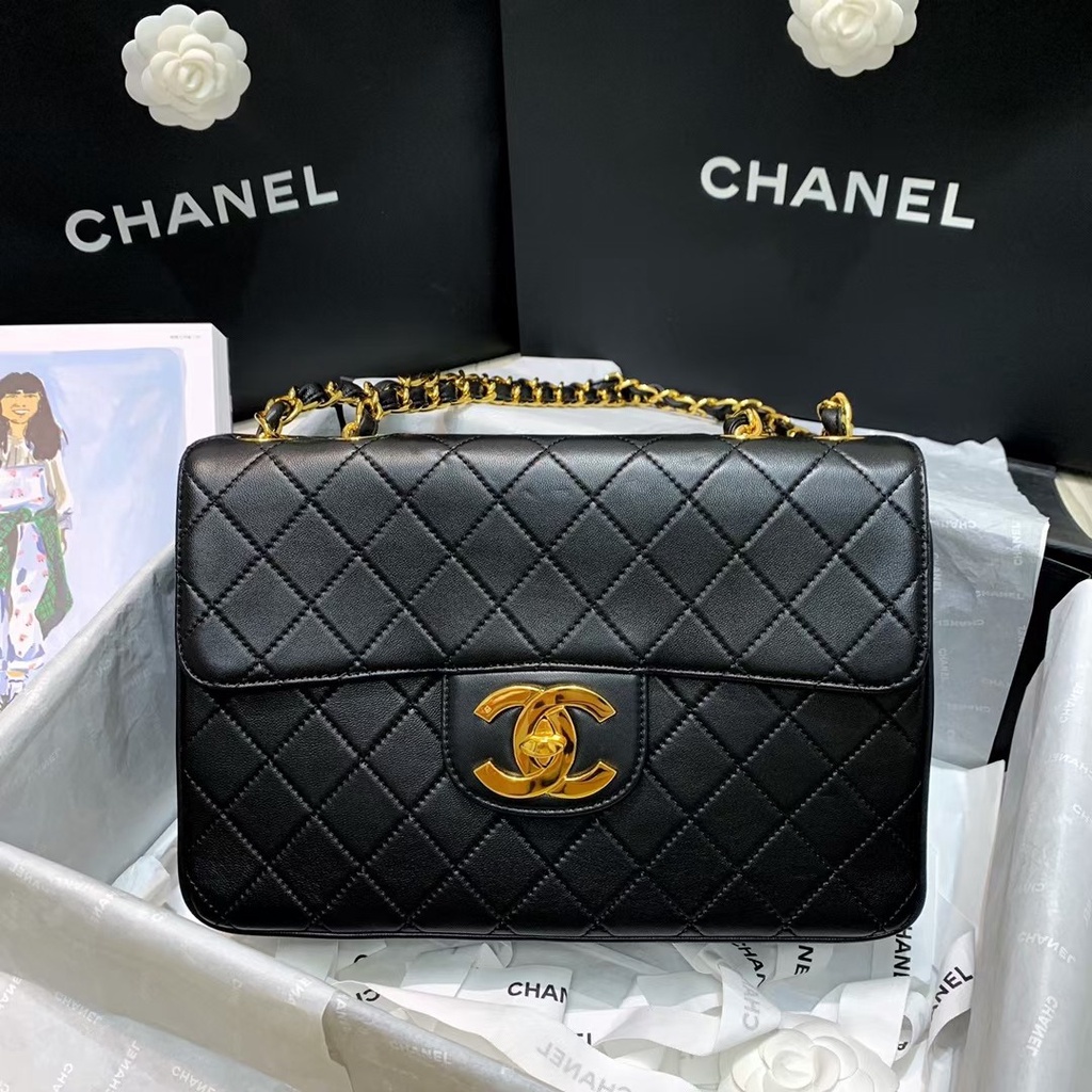 Túi xách nữ classic da thật cao cấp 𝘾𝙝𝙖𝙣𝙚𝙡 𝘾𝙝𝙖𝙣n𝙚𝙡 CN mang phong cách cổ điển