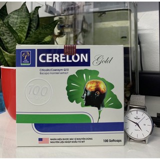 Bổ não CERELON GOLD hoạt huyết dưỡng não, ngăn ngừa tai biến, giảm các triệu chứng tiền đình