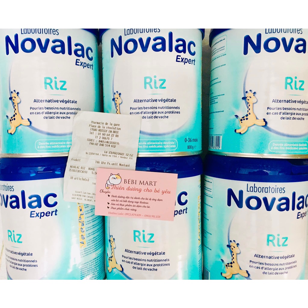 Sữa Novalac Riz Pháp 800g