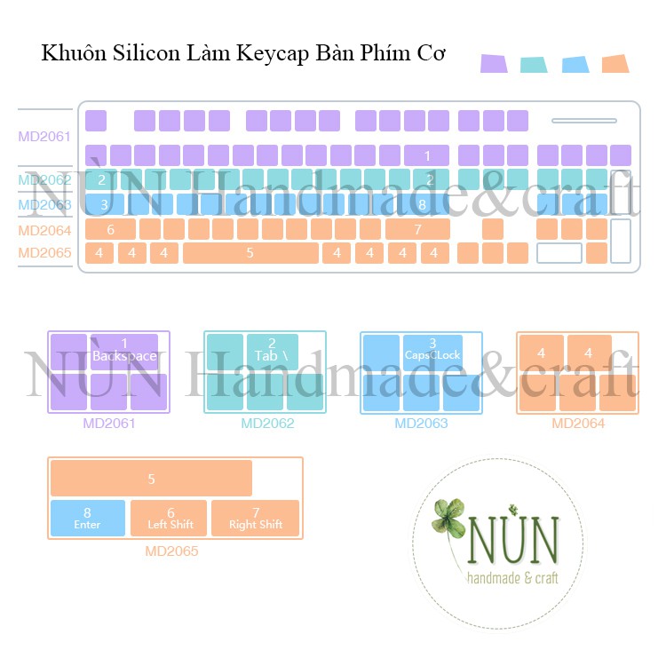 [Mã SKAMA07 giảm 8% tối đa 50K đơn 250K] Khuôn Silicon Làm Keycap Bàn Phím Cơ | WebRaoVat - webraovat.net.vn