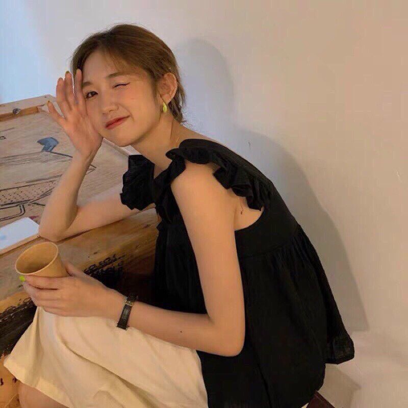 Áo Kiểu Cánh Tiên Cổ Vuông